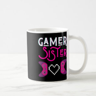 Sister Speelt Videospel Grappige Zusters Gaming Si Koffiemok