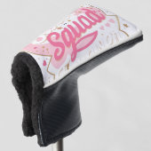 Sister Squad – Schattige & trendy Sister T-shirt Golfheadcover (3/4 voorkant)