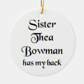 sister thea bowman Mug Keramisch Ornament (Voorkant)