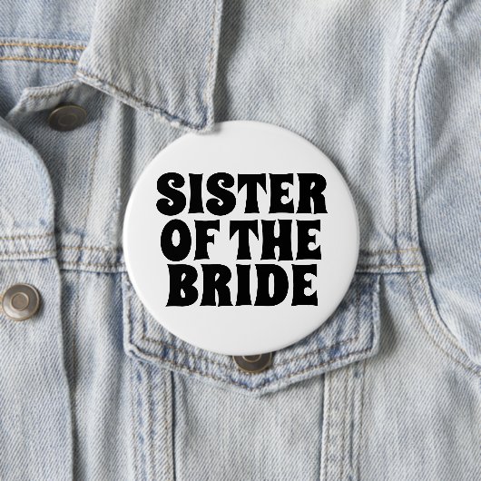 SISTER VAN DE BRIDE RAND BUTTON BADGE (In situ)