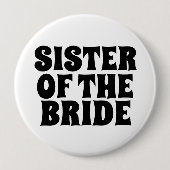 SISTER VAN DE BRIDE RAND BUTTON BADGE (Voorkant)