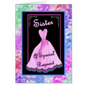 SISTER - Wees onze trouwlezer -  (Voorkant)