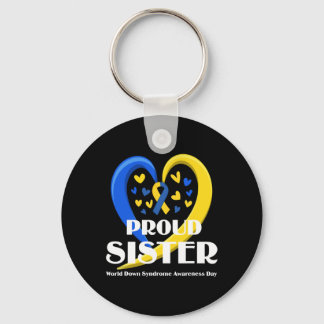 Sister World Down Syndroom Awareness Day Cadeaus Sleutelhanger