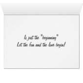 SISTER ZEGT: "IK DOE" GEMARRIEERDE DAG WEDDING AUT (Binenzijde Horizontaal (Onderkant))