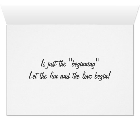 SISTER ZEGT: "IK DOE" GEMARRIEERDE DAG WEDDING AUT (Binenzijde Horizontaal (Onderkant))