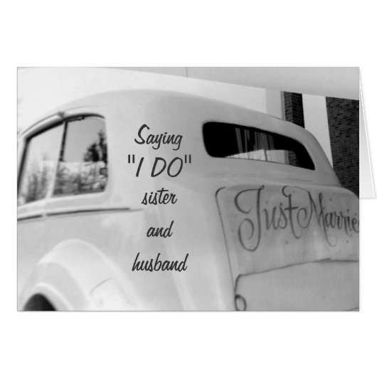SISTER ZEGT: "IK DOE" GEMARRIEERDE DAG WEDDING AUT (Voorkant Horizontaal)