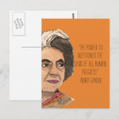 Sisterhood briefkaart - Indira (Voorkant / Achterkant)