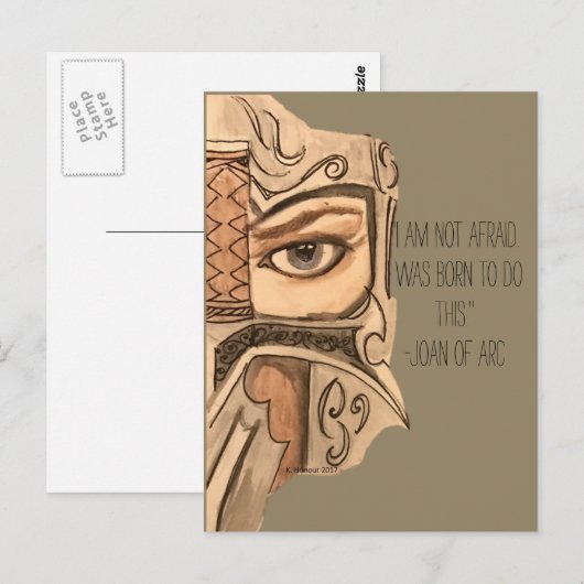 Sisterhood briefkaart - Joan (Voorkant / Achterkant)