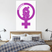 Sisterhood Canvas afdrukken (Insitu (Slaapkamer))