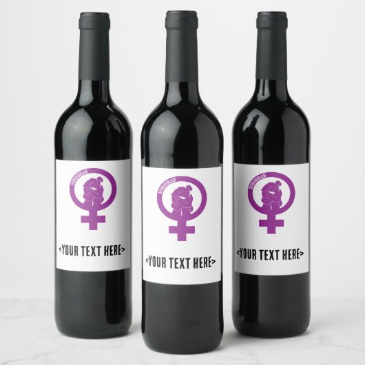 Sisterhood fles etiketten (Flessen)
