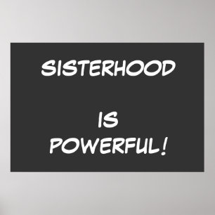 Sisterhood is krachtig! POSTER