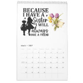 Sisterhood Kalender (Mar 2027)