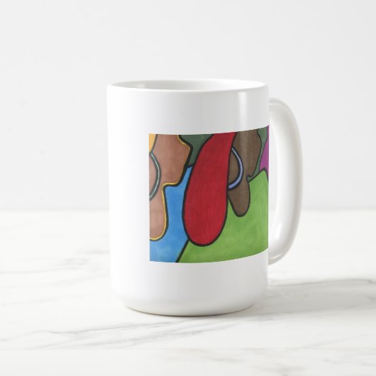 Sisterhood mok door Janice Treece Senter (Voorkant rechts)