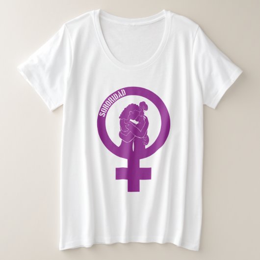 Sisterhood Plus-Size Shirt (Design voorkant)