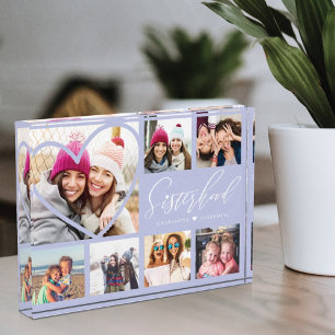 Sisterhood Script BFFs Heart 7 Photo Grid Collage Fotoblokken