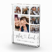 Sisterhood Script | Gift for Sisters Photo Collage Fotoblokken (Rechts)