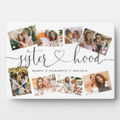 Sisterhood Script | Gift for Sisters Photo Collage Fotoplaat (voorkant)
