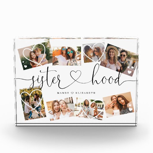 Sisterhood Script | Gift for Sisters Photo Fotoblokken (Voorkant)