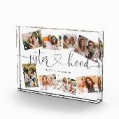 Sisterhood Script | Gift for Sisters Photo Fotoblokken (Rechts)
