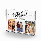 Sisterhood Sisters 3 Fotocollage Keepsake Gift Fotoblokken (Rechts)