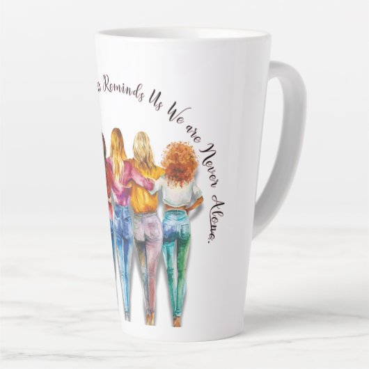 Sisterhood-thema Latte Mok (Rechterhoek)