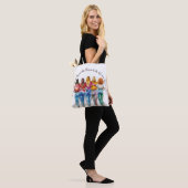 Sisterhood-thema Tote Bag (Op model)