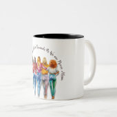 Sisterhood-thema Tweekleurige Koffiemok (Voorkant rechts)