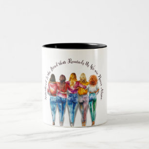 Sisterhood-thema Tweekleurige Koffiemok