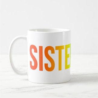 SISTERHOOD Wordmark Mok Regenboog