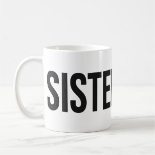 SISTERHOOD Wordmark Mok Zwart