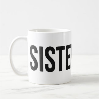 SISTERHOOD Wordmark Mok Zwart