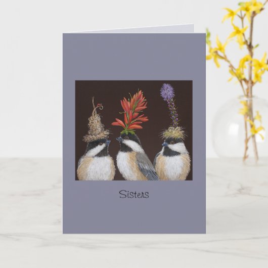 Sisterkaart Kaart (Gele Bloem)