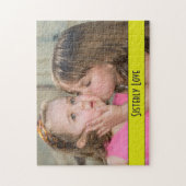 Sisterly Love - Zuster die haar zuster Puzzle kust Legpuzzel (Verticaal)