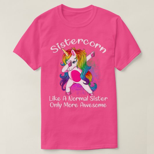 Sistermaïs in de vorm van een zusje t-shirt (Design voorkant)
