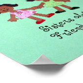 Sisters altijd - vrienden voor altijd! poster (Hoek)