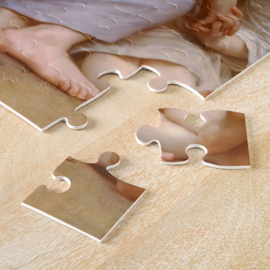 Sisters and Flute Music van Bouguereau Legpuzzel