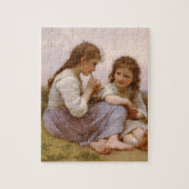 Sisters and Flute Music van Bouguereau Legpuzzel (Verticaal)