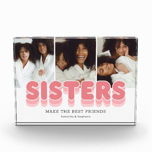 Sisters Best Friends Fotoblokken (Voorkant)