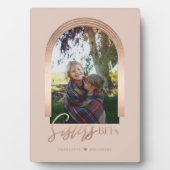 Sisters BFFs Elegant Arch Lijst Foto Keepomwille Fotoplaat (voorkant)