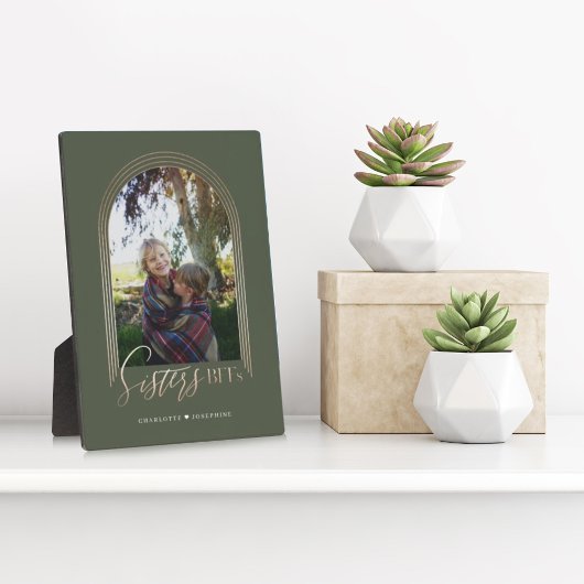 Sisters BFFs Elegant Arch Lijst Foto Keepomwille Fotoplaat