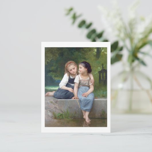 Sisters, Bouguereau Briefkaart (Staand voorkant)