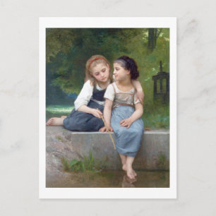 Sisters, Bouguereau Briefkaart
