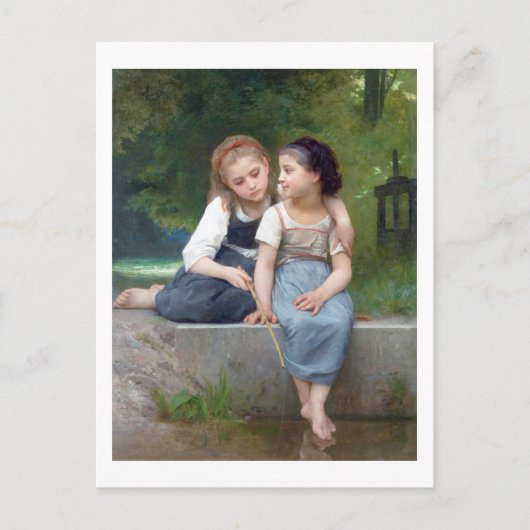 Sisters, Bouguereau Briefkaart (Voorkant)