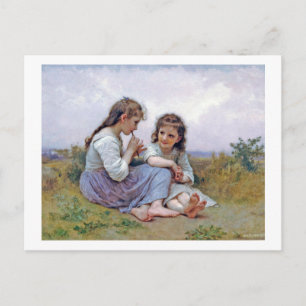 Sisters, Bouguereau Briefkaart