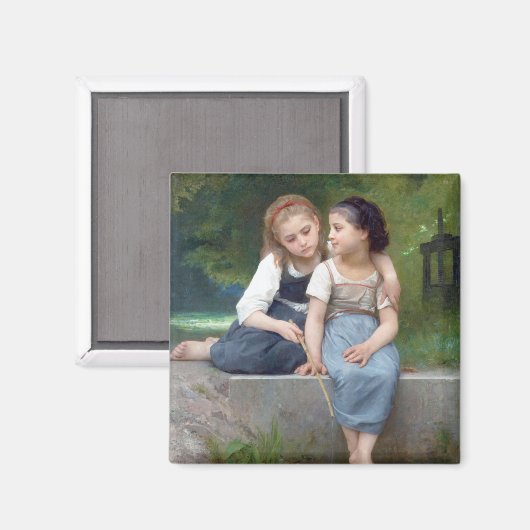Sisters, Bouguereau Magneet (Voorkant / Achterkant)