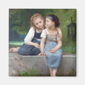 Sisters, Bouguereau Magneet (Voorkant)