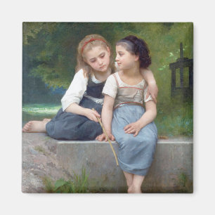 Sisters, Bouguereau Magneet