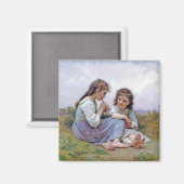 Sisters, Bouguereau Magneet (Voorkant / Achterkant)