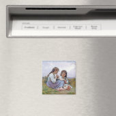 Sisters, Bouguereau Magneet (Insitu (Vaatwasser))