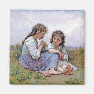 Sisters, Bouguereau Magneet